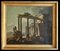 French School Artist, Ancient Ruins and Figures, 18th Century, Oil on Canvas, Framed 5