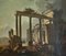 Artista di scuola francese, Rovine e figure antiche, XVIII secolo, Olio su tela, In cornice, Immagine 3
