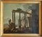 French School Artist, Ancient Ruins and Figures, 18th Century, Oil on Canvas, Framed 1