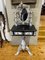 German Dressing Table in Ebonized Wood and Dresden Porcelain, 19th Century, Image 2