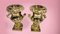 Copas de bronce dorado, siglo XIX. Juego de 2, Imagen 2