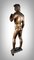 Escultura de David de bronce de Michelangelo, años 50, Imagen 3