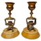 Bougeoirs Singe Miniatures, 1880s, Set de 2 1