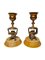 Bougeoirs Singe Miniatures, 1880s, Set de 2 2