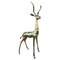 Life-Size Antelope, 1950s, Polished Bronze Sculpture 1