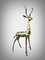 Antilope a grandezza naturale, anni '50, scultura in bronzo lucido, Immagine 13