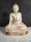 Buddha asiatico in alabastro, fine XIX secolo, Immagine 4