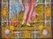 Portugiesische Fliesenplatte mit Winterdekor, 19. Jh., 15 . Set 2