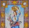 Portugiesische Fliesenplatte mit Frühlingsdekor, 19. Jh., 15 . Set 3