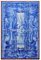 Panel de azulejos portugueses del siglo XVIII con decoración de ángel. Juego de 24, Imagen 4
