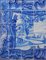 18th Century Portuguese Tiles Panel with Playing Angels Decor, Set of 40, Image 3
