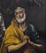 After Domenikos Theotokopoulos / El Greco, Les Larmes de Saint Pierre, 19ème Siècle, Huile sur Toile, Encadrée 3