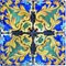 Liberty Art Nouveau Majolica Tiles, Set of 24 5