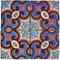 Liberty Art Nouveau Majolica Tiles, Set of 16 3