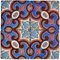 Liberty Art Nouveau Majolica Tiles, Set of 16, Image 3