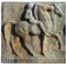 Terrakotta Flachrelief mit griechischen Pferden und Rittermotiven, Ende 19. Jh. 2