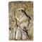 Italian Carrara Marble Bas-Relief with Athena of Piraeus Motif, 20th Century, Image 1