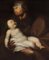 Artista de la escuela italiana, San José y el niño, siglo XVII, óleo sobre lienzo, Imagen 4