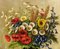 Artista alemán, Bodegón de flores, del siglo XIX, Óleo a bordo, Imagen 3