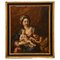 Mittelitalienischer Künstler, Madonna mit dem betenden Johannes, Öl auf Leinwand, 18. Jh. 2