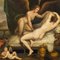 Artista de la escuela francesa, Venus y Cupido, del siglo XIX, óleo sobre lienzo, enmarcado, Imagen 3