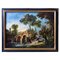 French School Artist, Landscape with Figures, Oil on Canvas, 19th Century, Framed 6