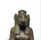 Figura de diosa con cabeza de león Seckhmet de bronce egipcio, Imagen 4