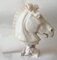 Italian Artist, Horse Head, Carrara Marble, Early 20th Century 2