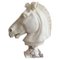 Italian Artist, Horse Head, Carrara Marble, Early 20th Century, Image 1