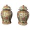 Chinese Mandarin Vases, 19th Century, Set of 2 1