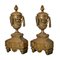 19th Century French Louis XVI Style Chenets, Set of 2 3