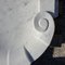 20th Century Grooved Shell White Carrara Marble Sink, Image 6