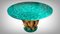 Malachite Cactus Table in the style of René Lalique, 1980s 4