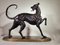 Large Art Deco Greyhound Dog in Bronze, 1900s 4