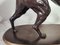 Großer Art Deco Windhund aus Bronze, 1900er 7