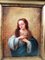 Vierge Marie, Huile sur Cuivre, 17ème Siècle, Encadrée 10