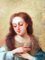 Vierge Marie, Huile sur Cuivre, 17ème Siècle, Encadrée 9
