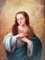 Vierge Marie, Huile sur Cuivre, 17ème Siècle, Encadrée 7