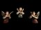Carved, Gilded and Polychrome Wood Angels, 1670s, Set of 3 17