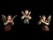 Carved, Gilded and Polychrome Wood Angels, 1670s, Set of 3, Image 17