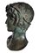Greek Bust, 1800s, Bronze, Image 2