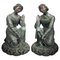 French Artist, Angels, 1750, Bronzes, Set of 2 1