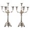 Portuguese Silver Candlesticks, Set of 2 1