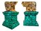 Italian Monumental Malachite Obelisks, 1950, Set of 2 2