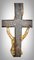 Grande croce con Cristo in bronzo dorato, 1640, Immagine 7