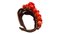 Bracciale vintage in corallo rosso intagliato e perle, 1970, Immagine 8