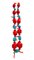Huge Turquoise and Red Coral Necklace 643 G, 1950 2