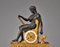 Reloj Imperio de Alejandro Magno de bronce, siglo XIX, Imagen 6