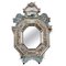 Antiker italienischer Spiegel mit Mikromosaik, 1800er 1