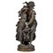 Antike französische Bronzeskulptur von August Moreau 1